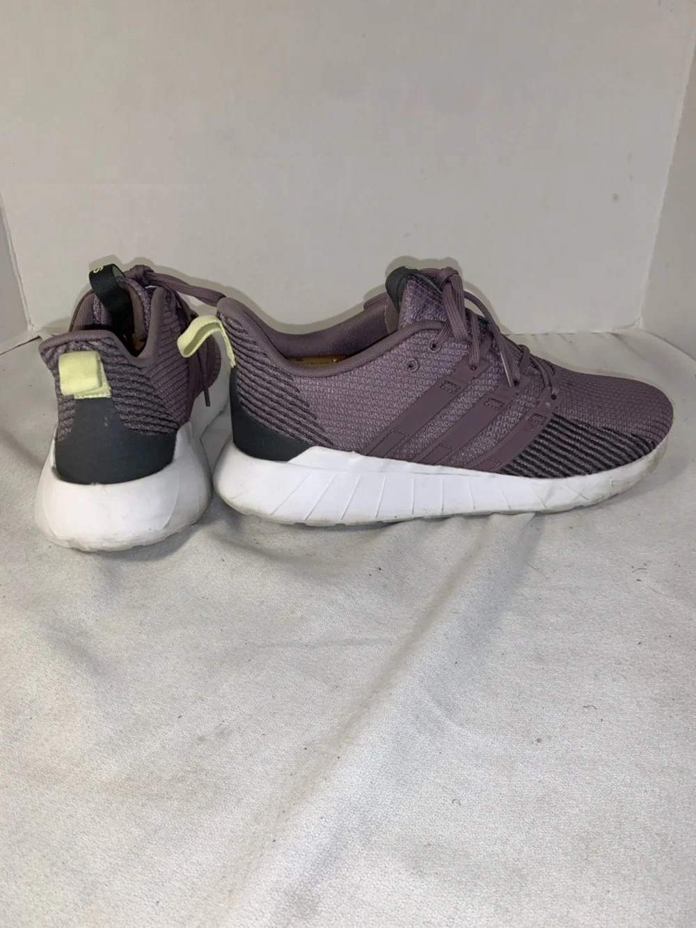 Adidas Women’s Questsar Flow ‘Legacy Purple’ Lace-Up Running Sneakers